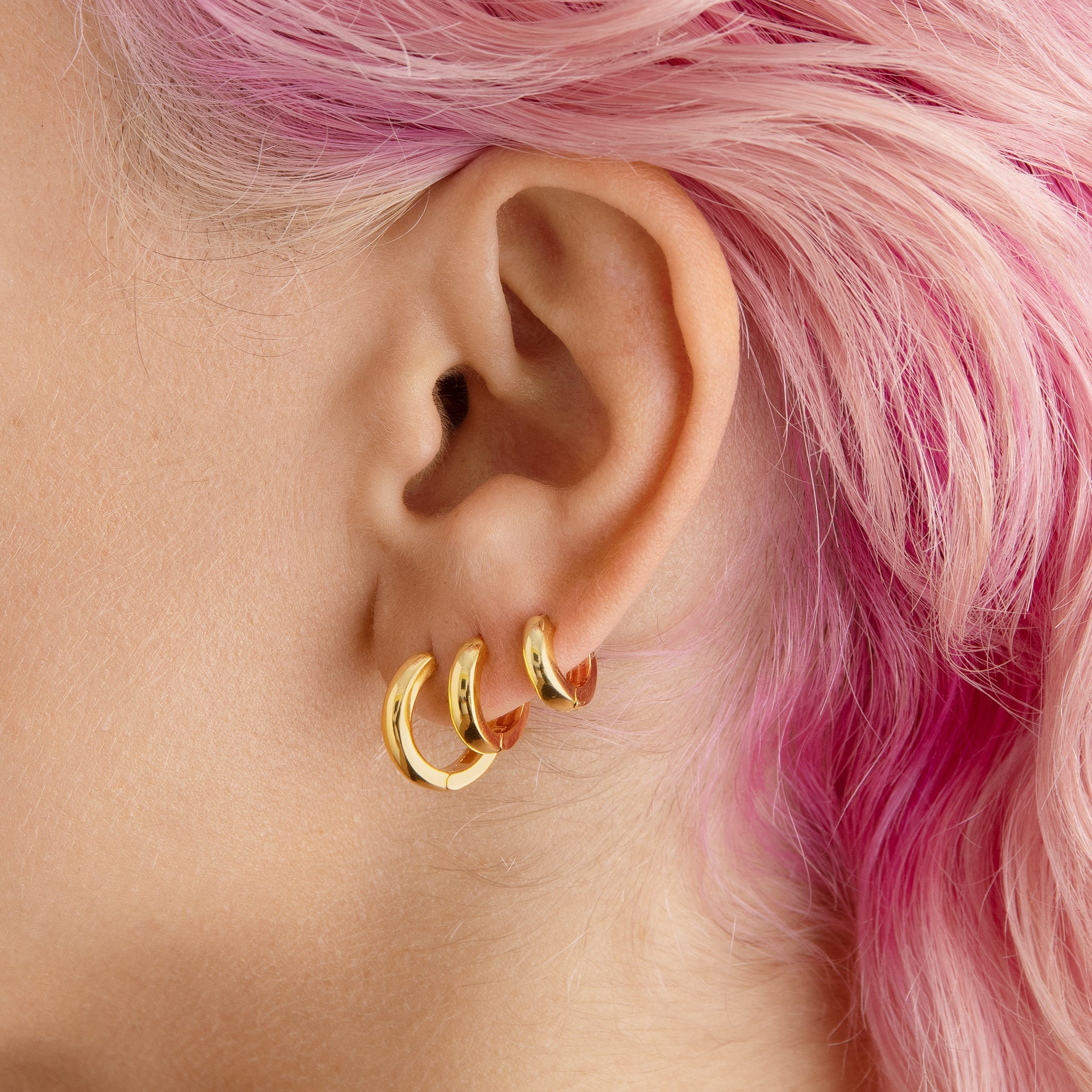Chunky Hoop Set