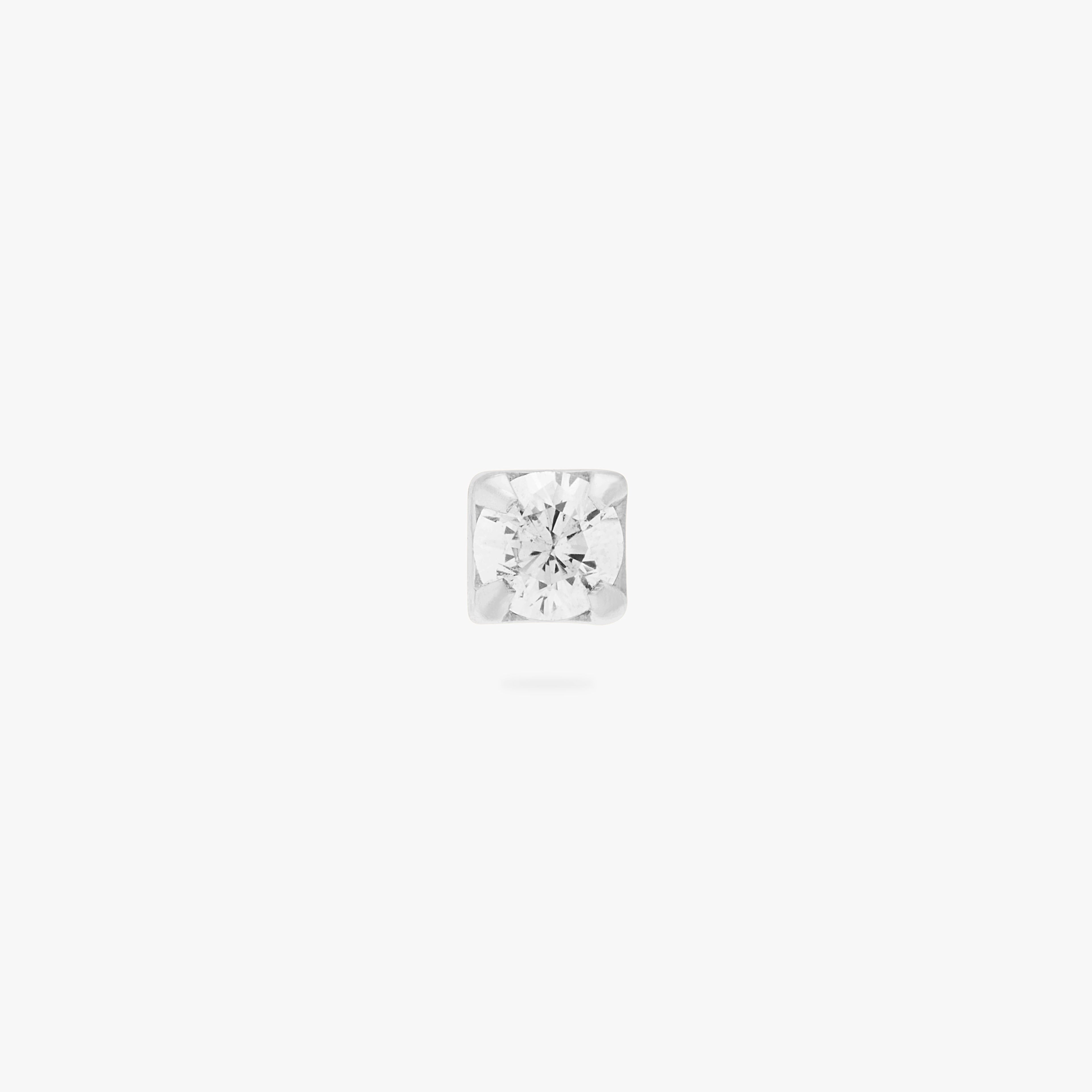 Mini CZ Flatback Stud