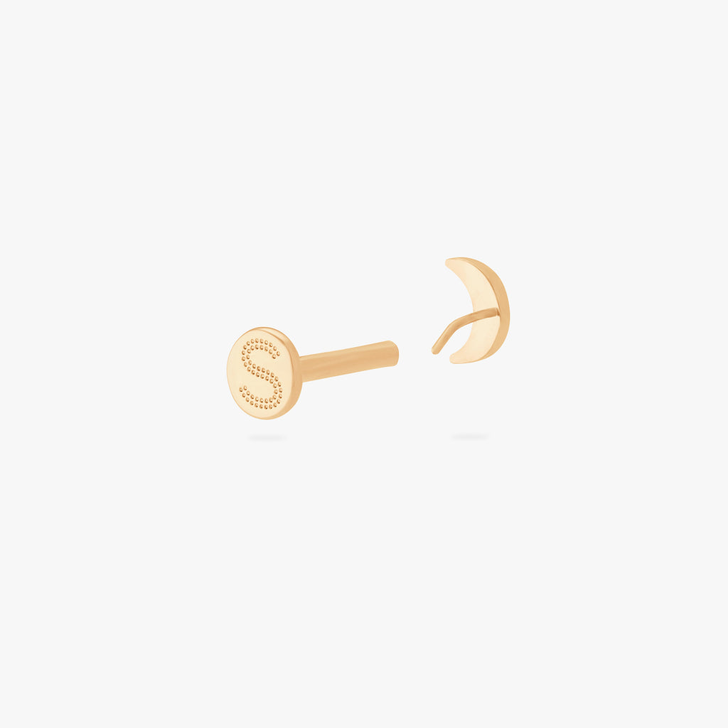 Moon Flatback Stud