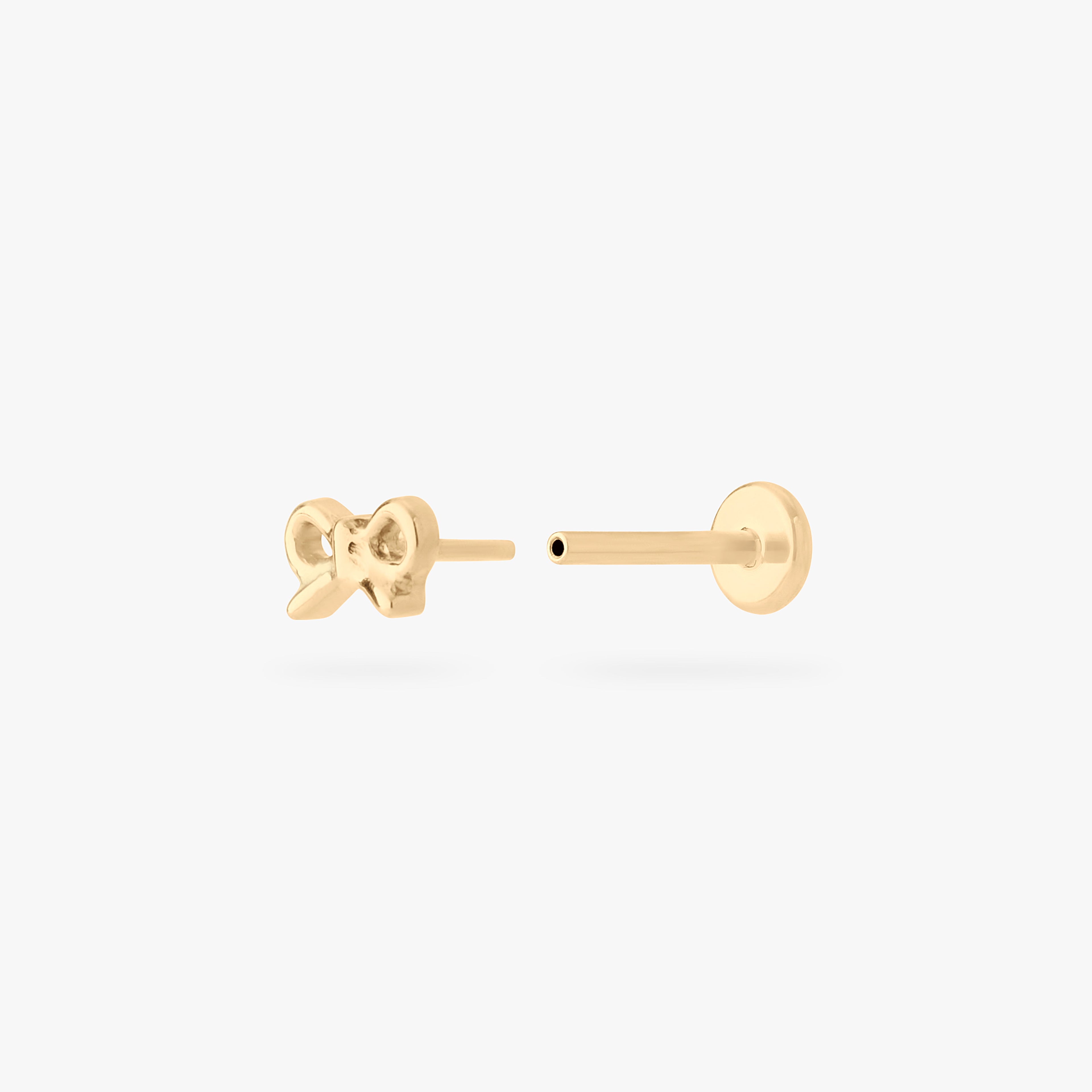 Bow Flatback Stud