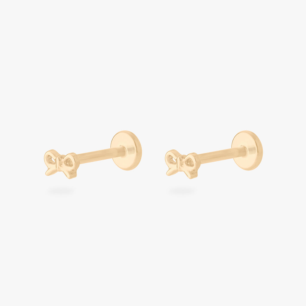 Bow Flatback Stud