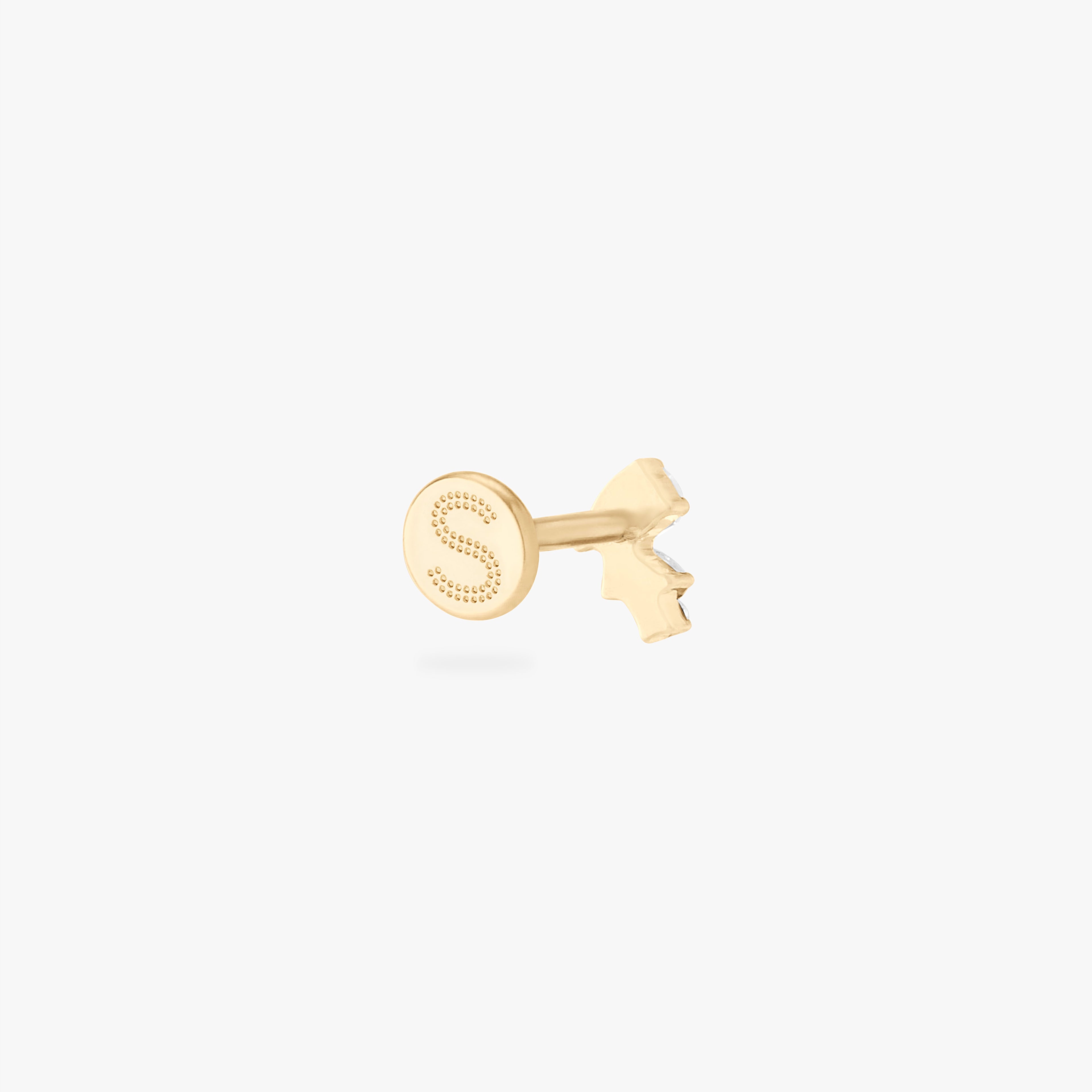 Pear Cluster Flatback Stud
