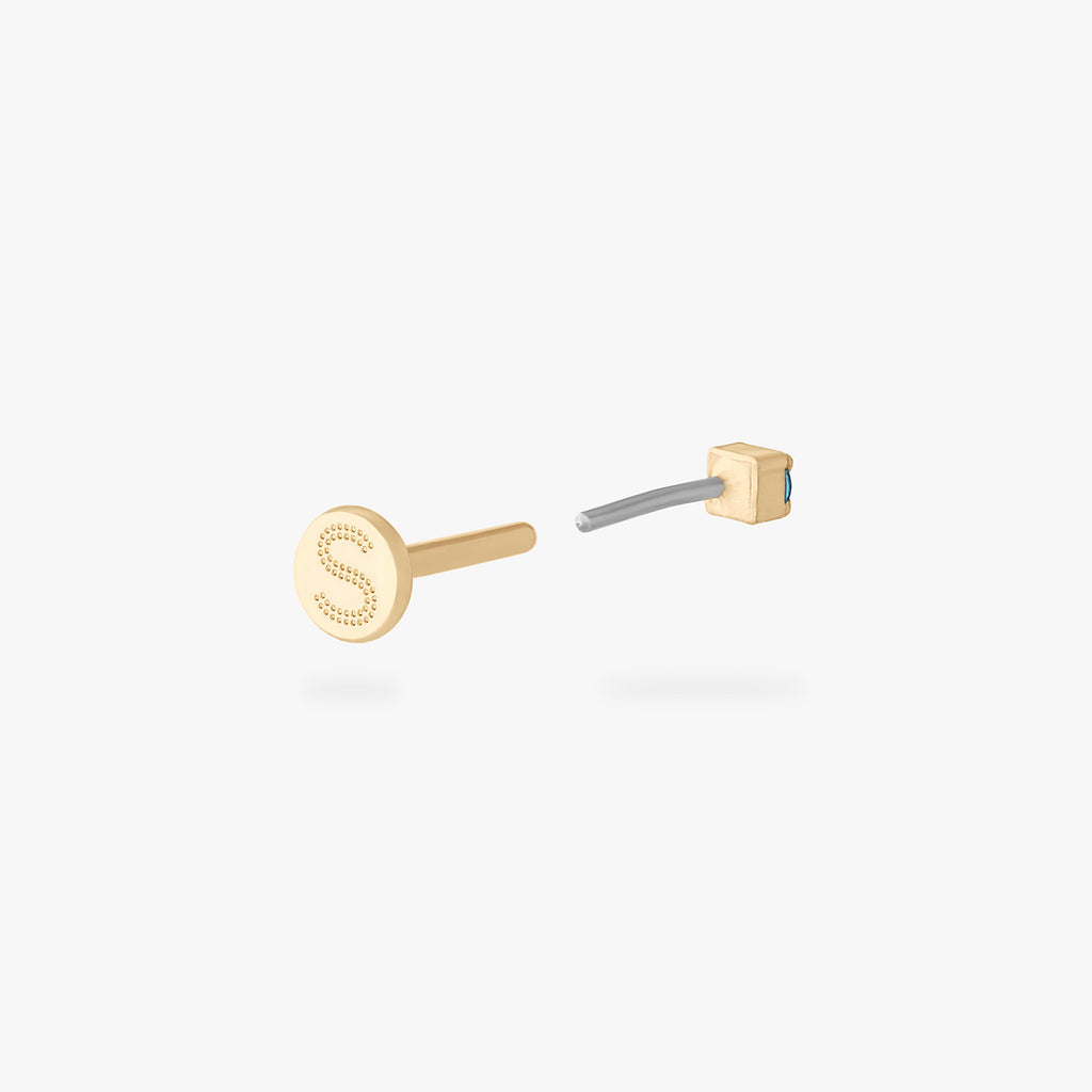 Micro CZ Flatback Stud