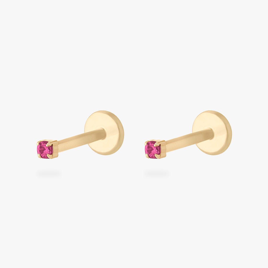 Micro CZ Flatback Stud