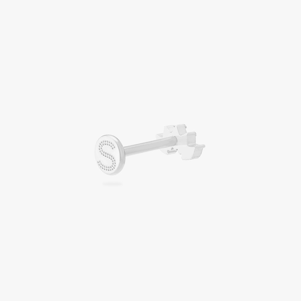 Micro Crown Marquise Flatback Stud