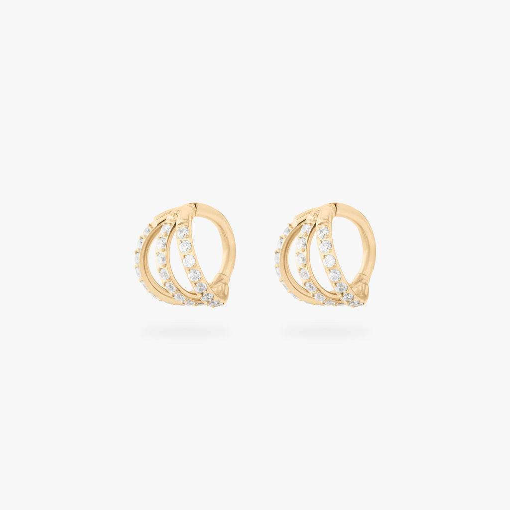 6mm Triple Pave Clicker