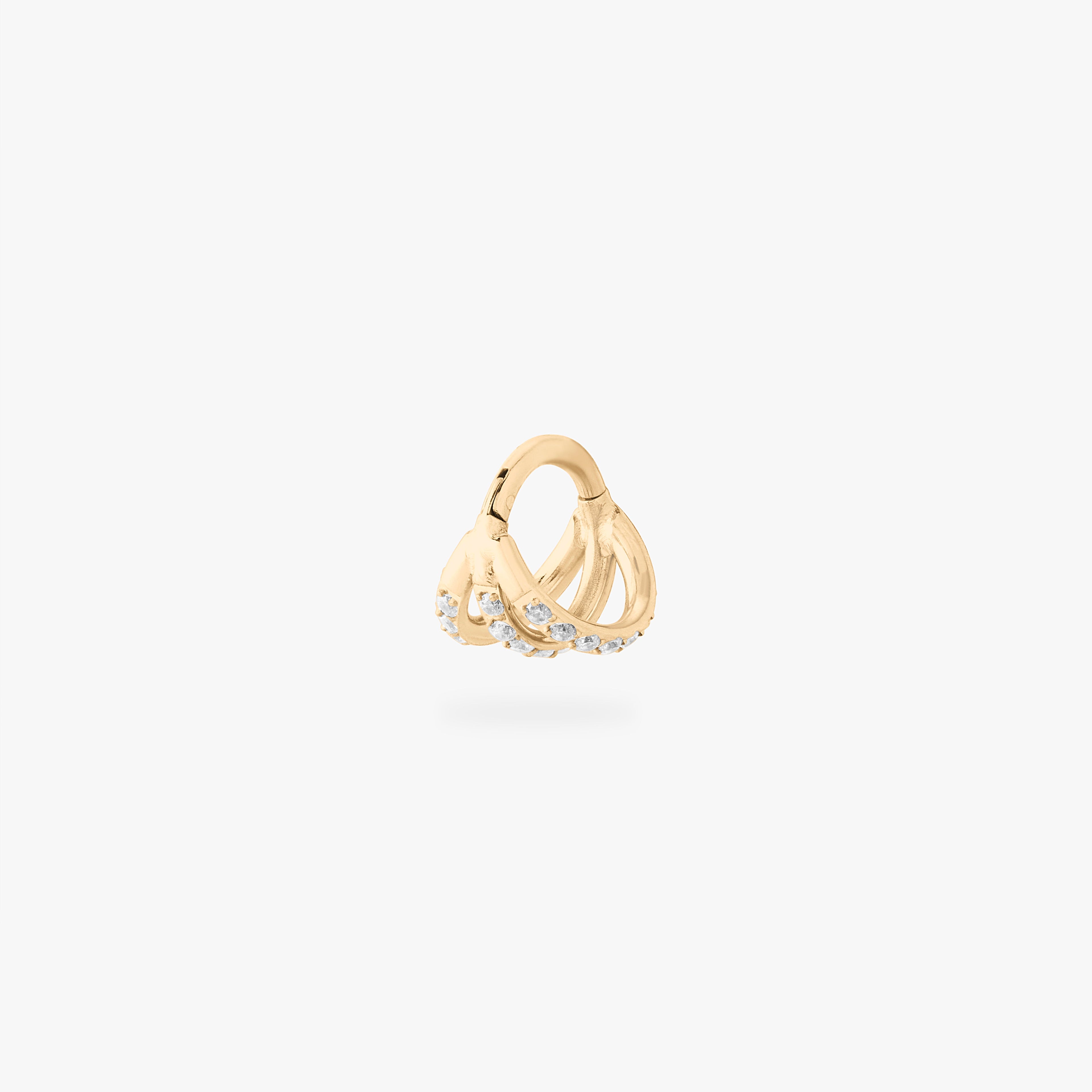6mm Triple Pave Clicker