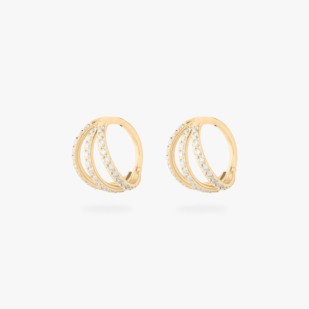 8mm Triple Pave Clicker
