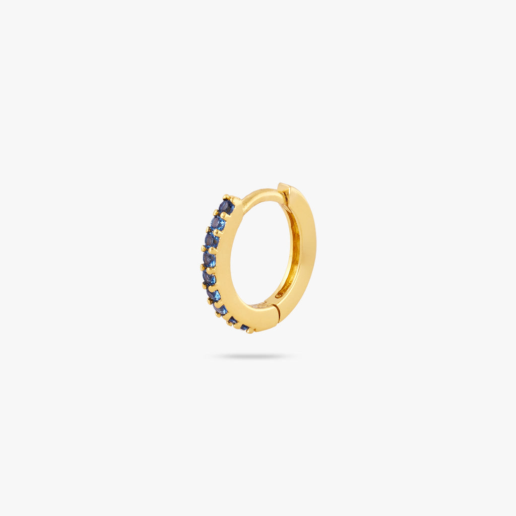 Mini Pave Huggie