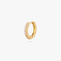 Mini Pave Huggie