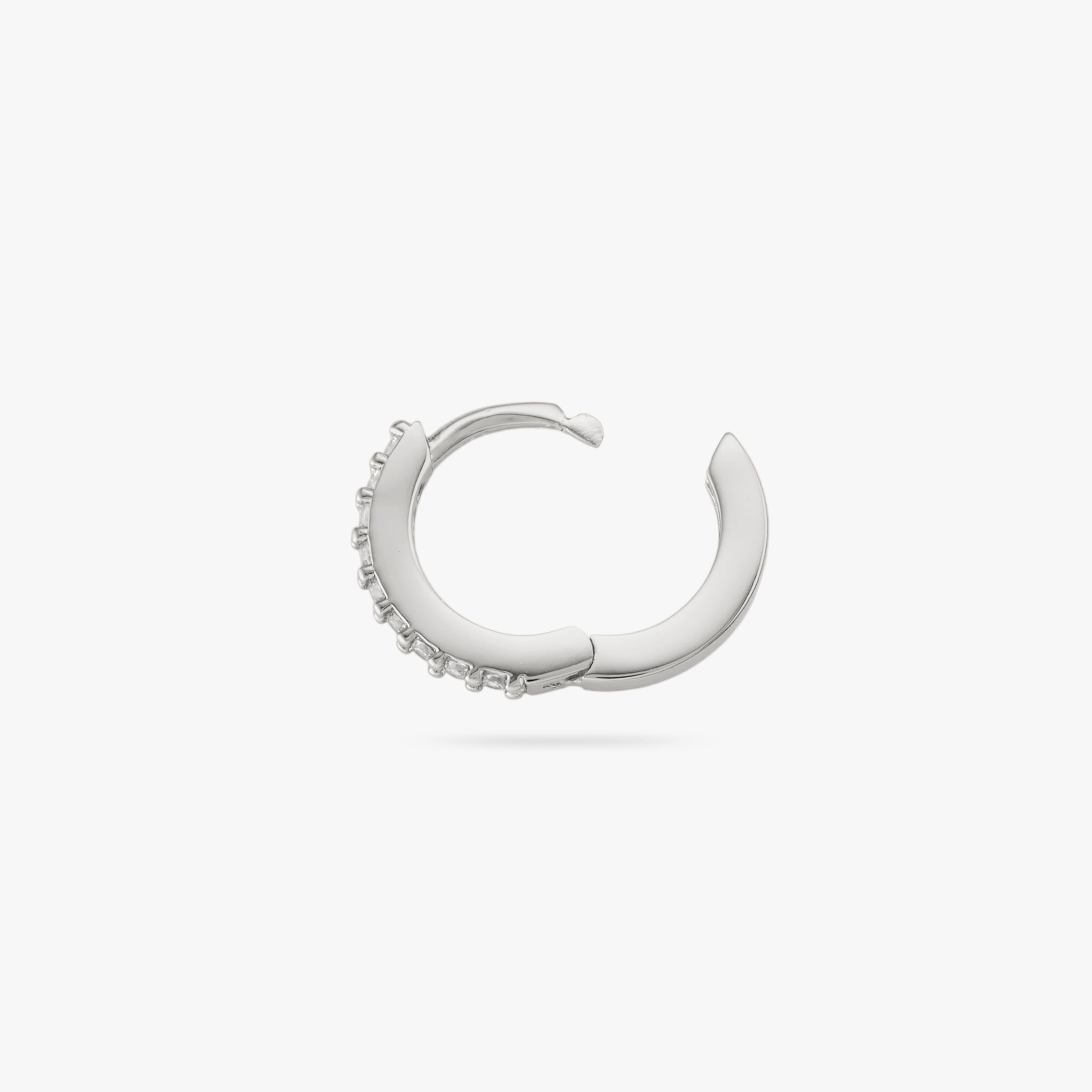 Mini Pave Huggie