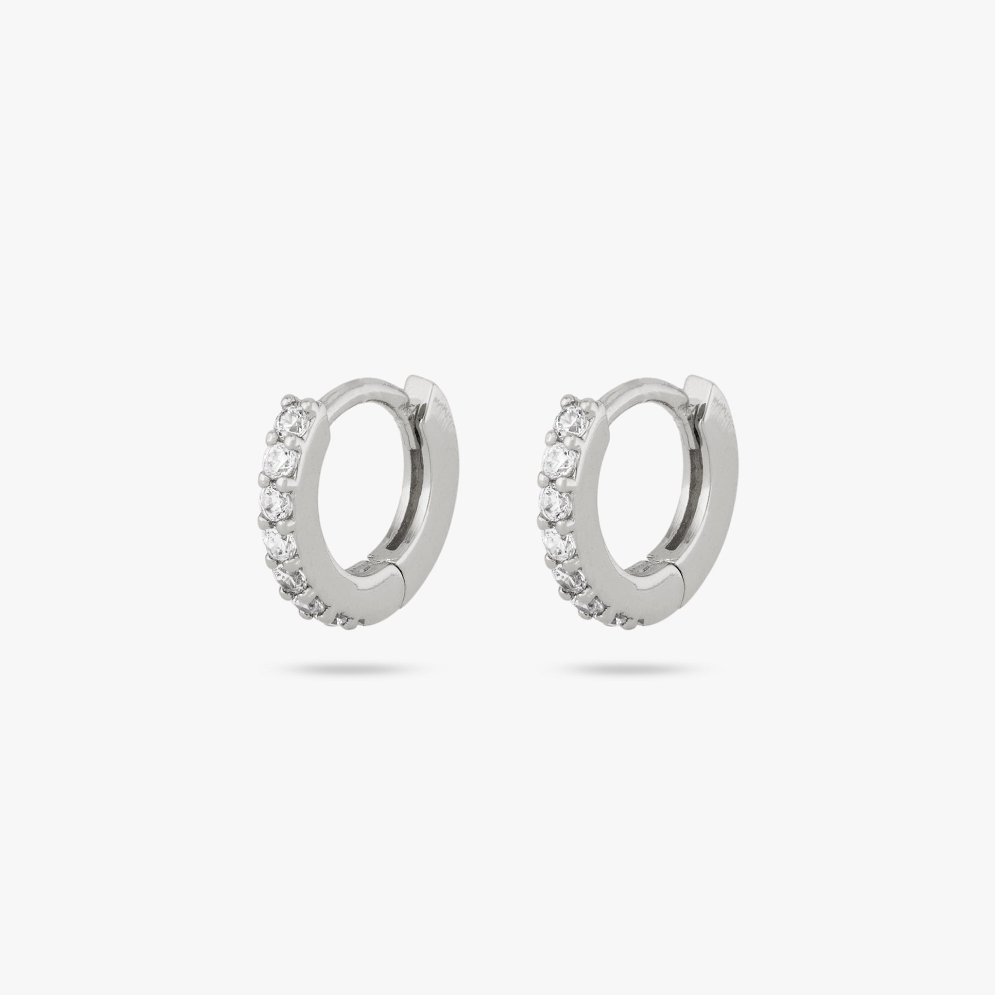 Micro Pave Huggie