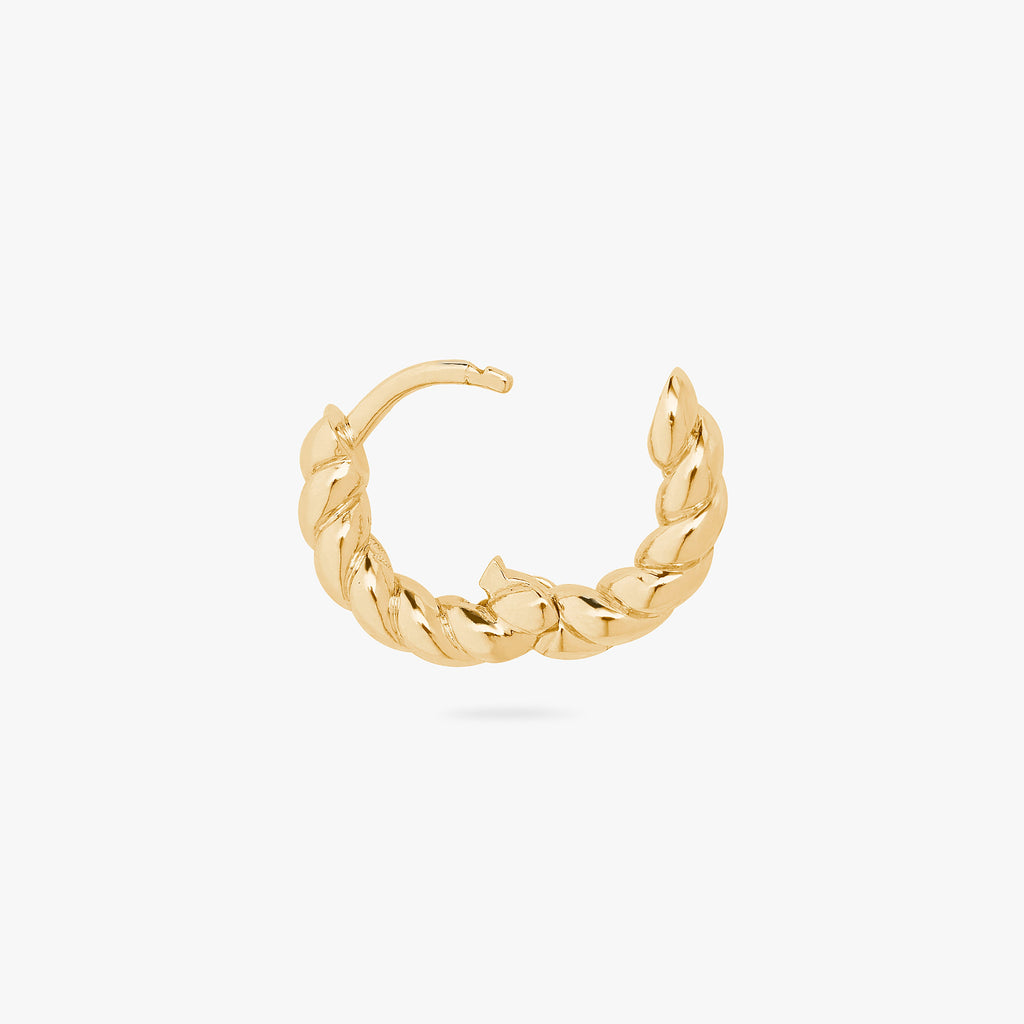 Chunky French Twist Huggie