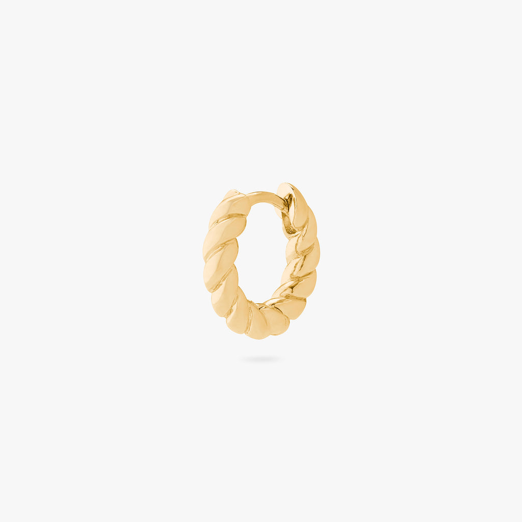Chunky French Twist Huggie
