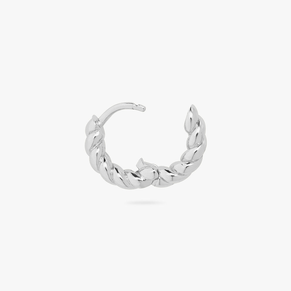 Chunky French Twist Huggie