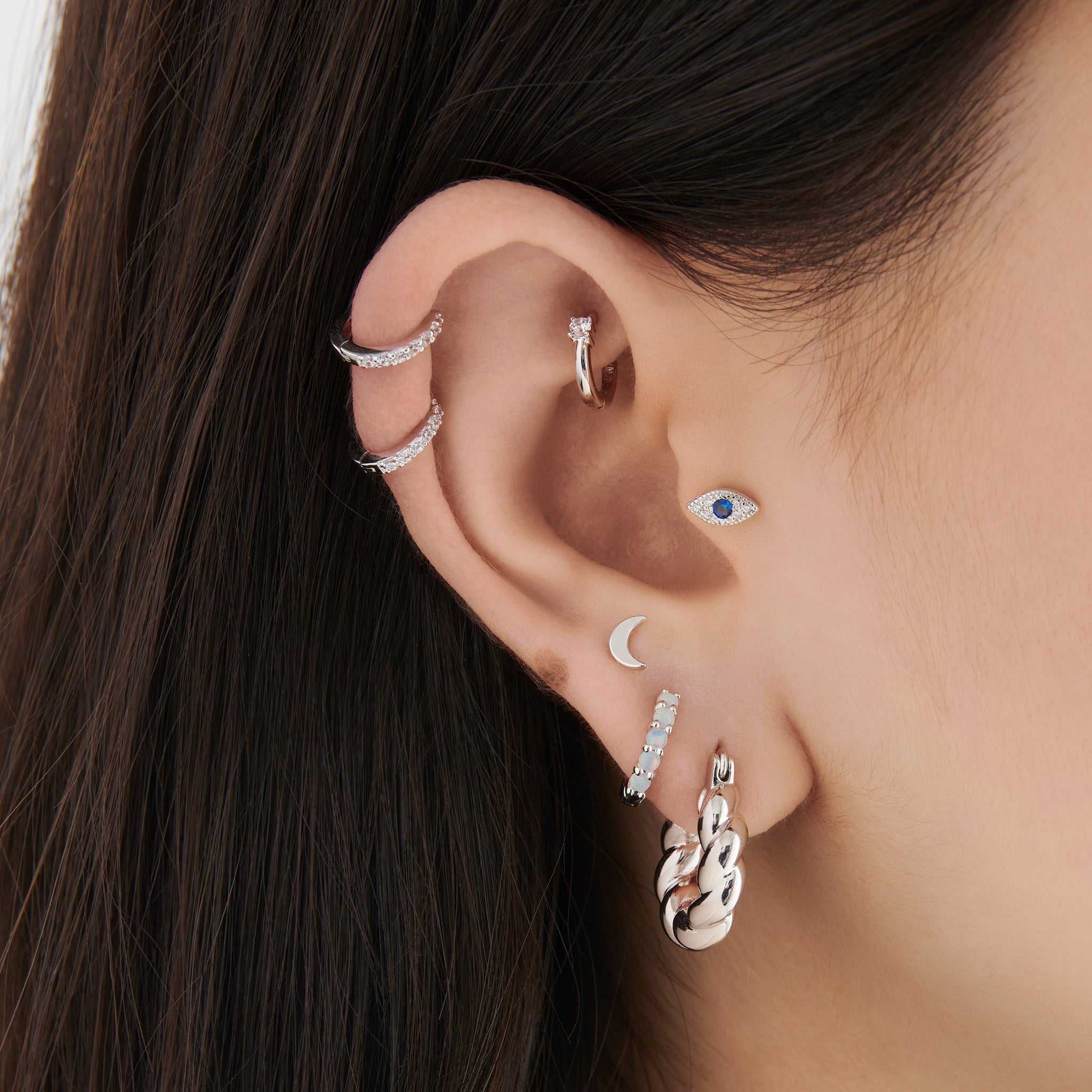 Small French Twist Hoop