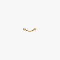 14K Curved Barbell 8mm