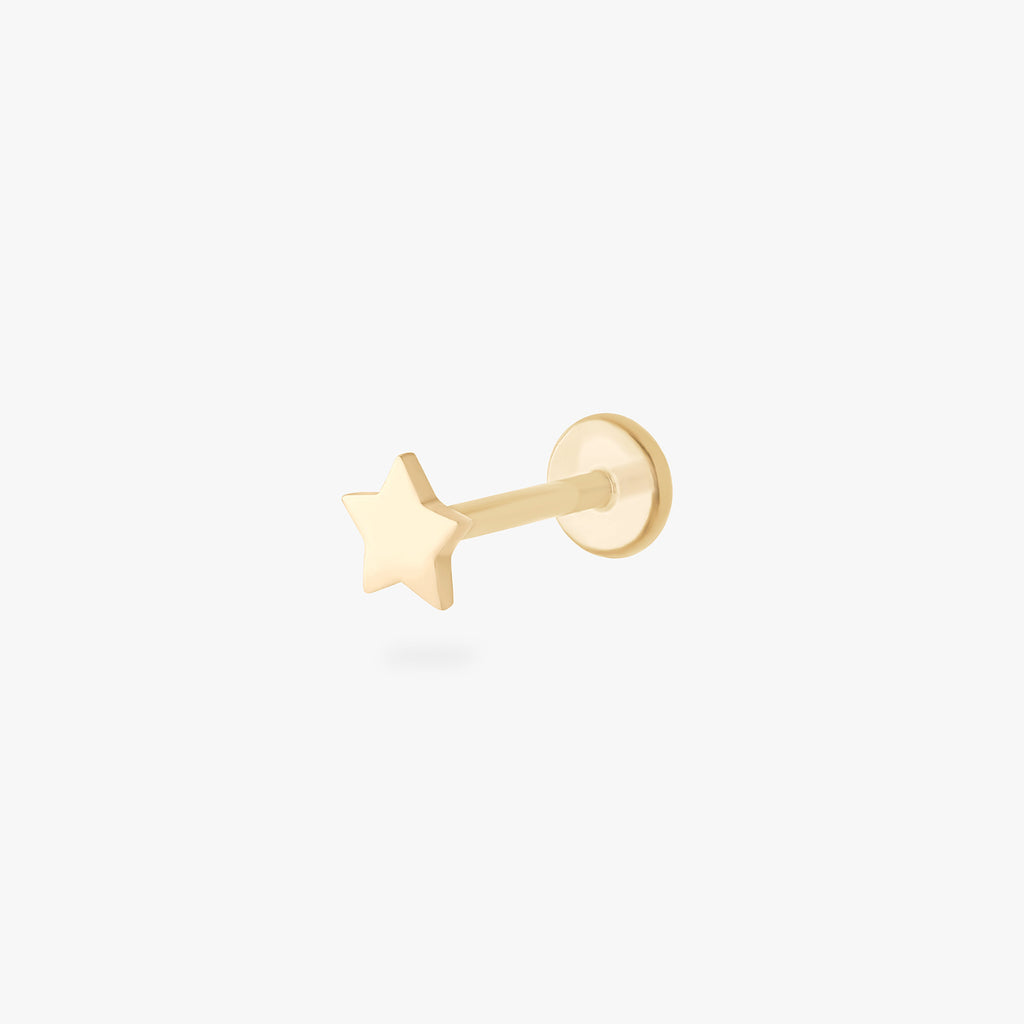 14K Star Flatback