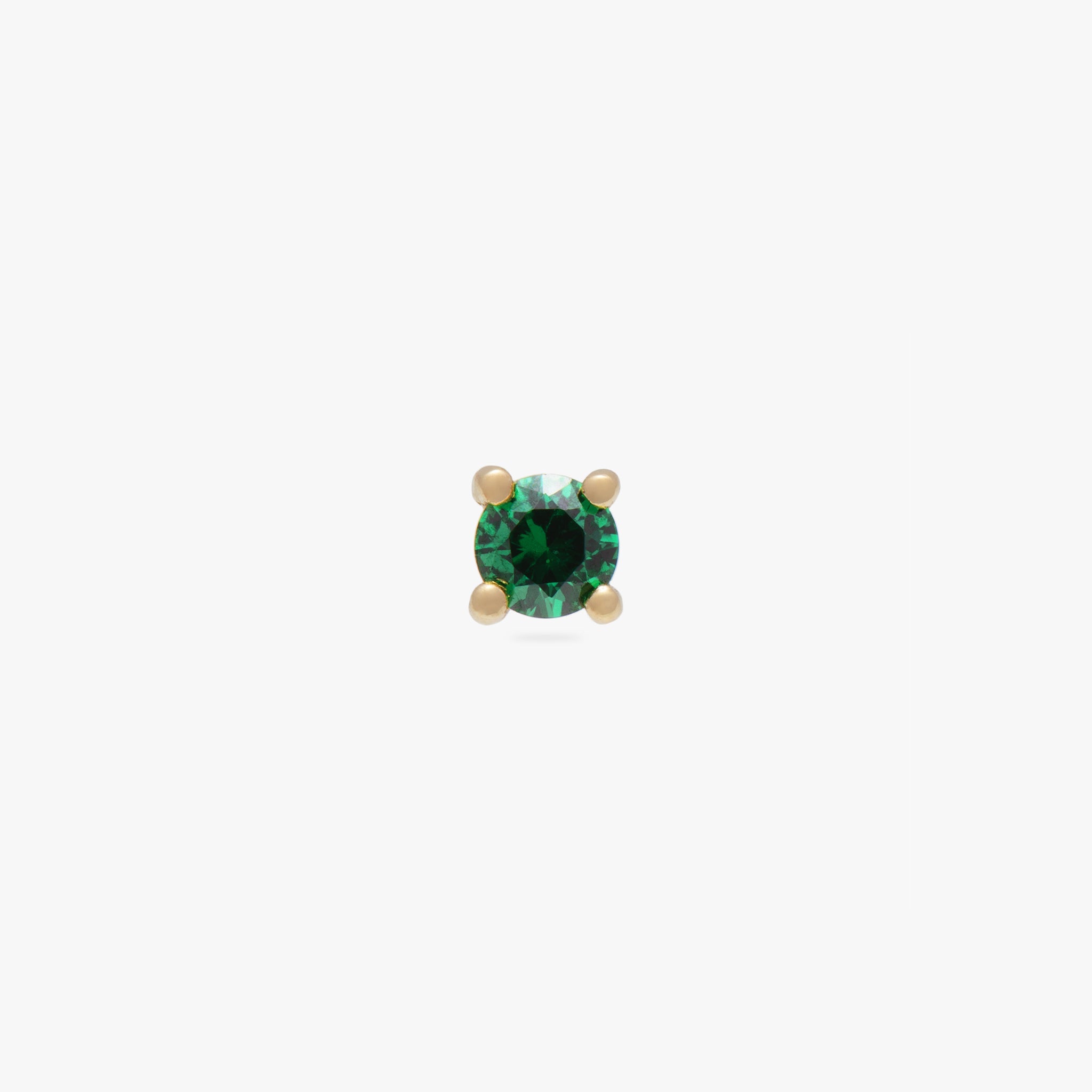 14K CZ 2.5mm