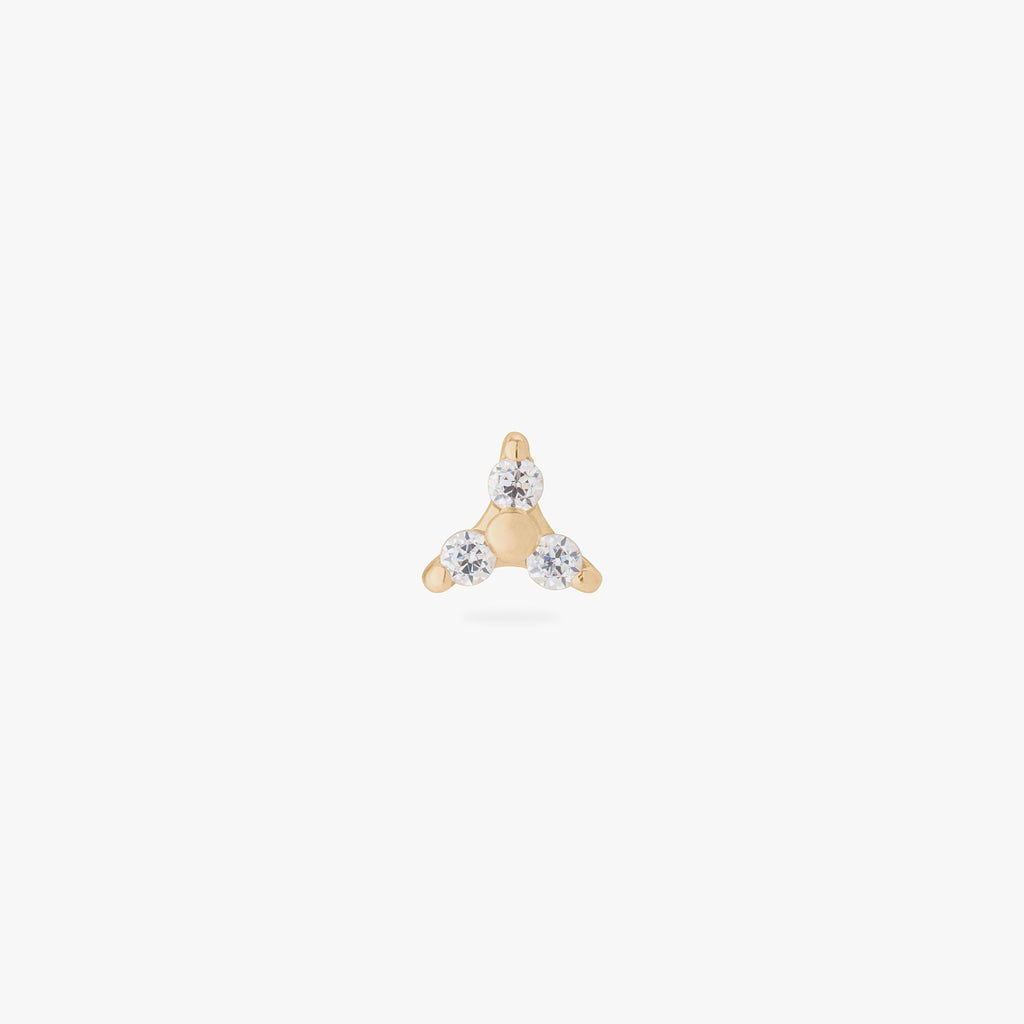 14K CZ Trinity