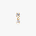 14K CZ Dangle