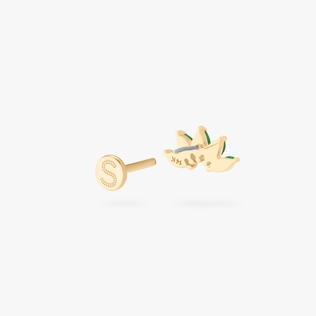 14K Crown Flatback