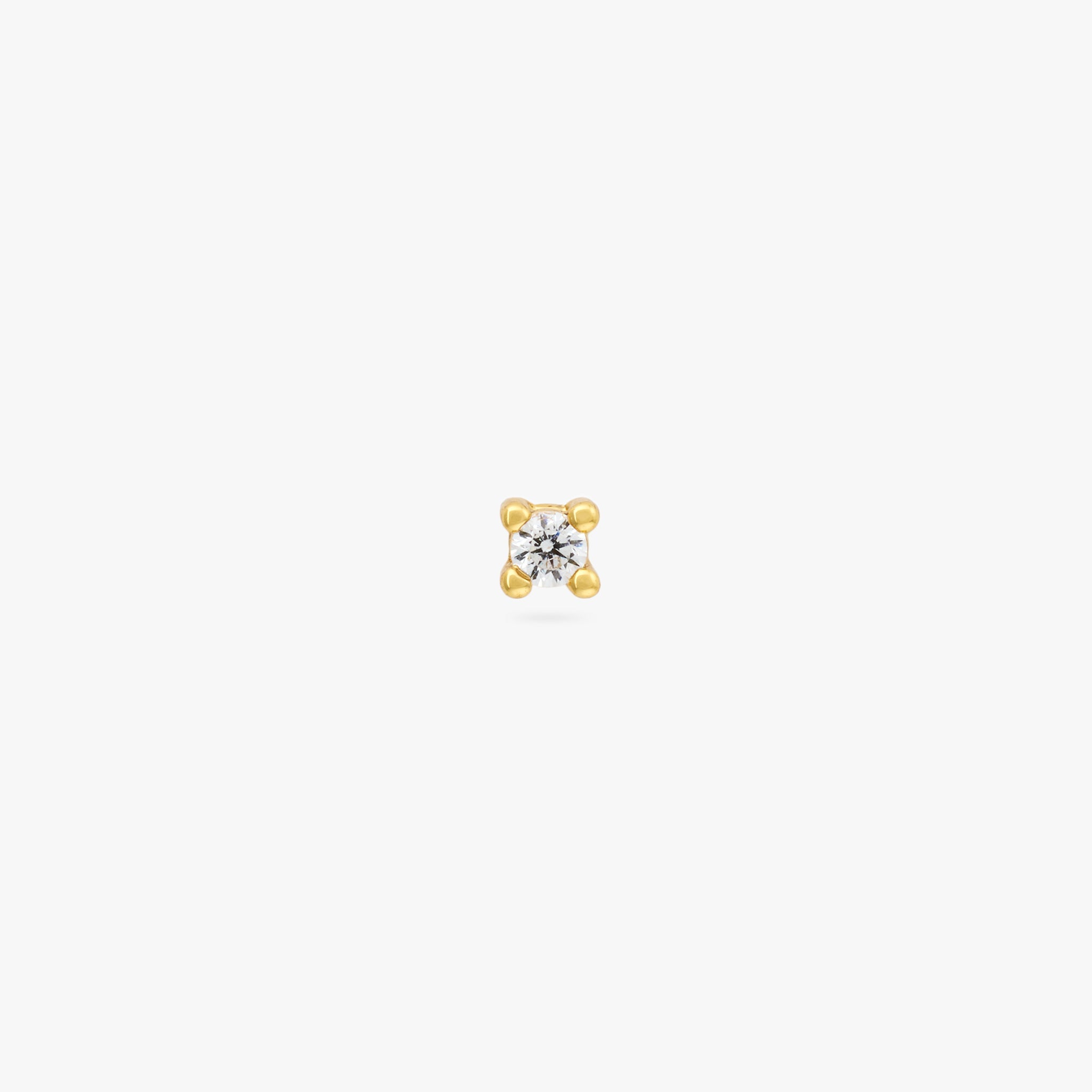 Micro CZ Stud