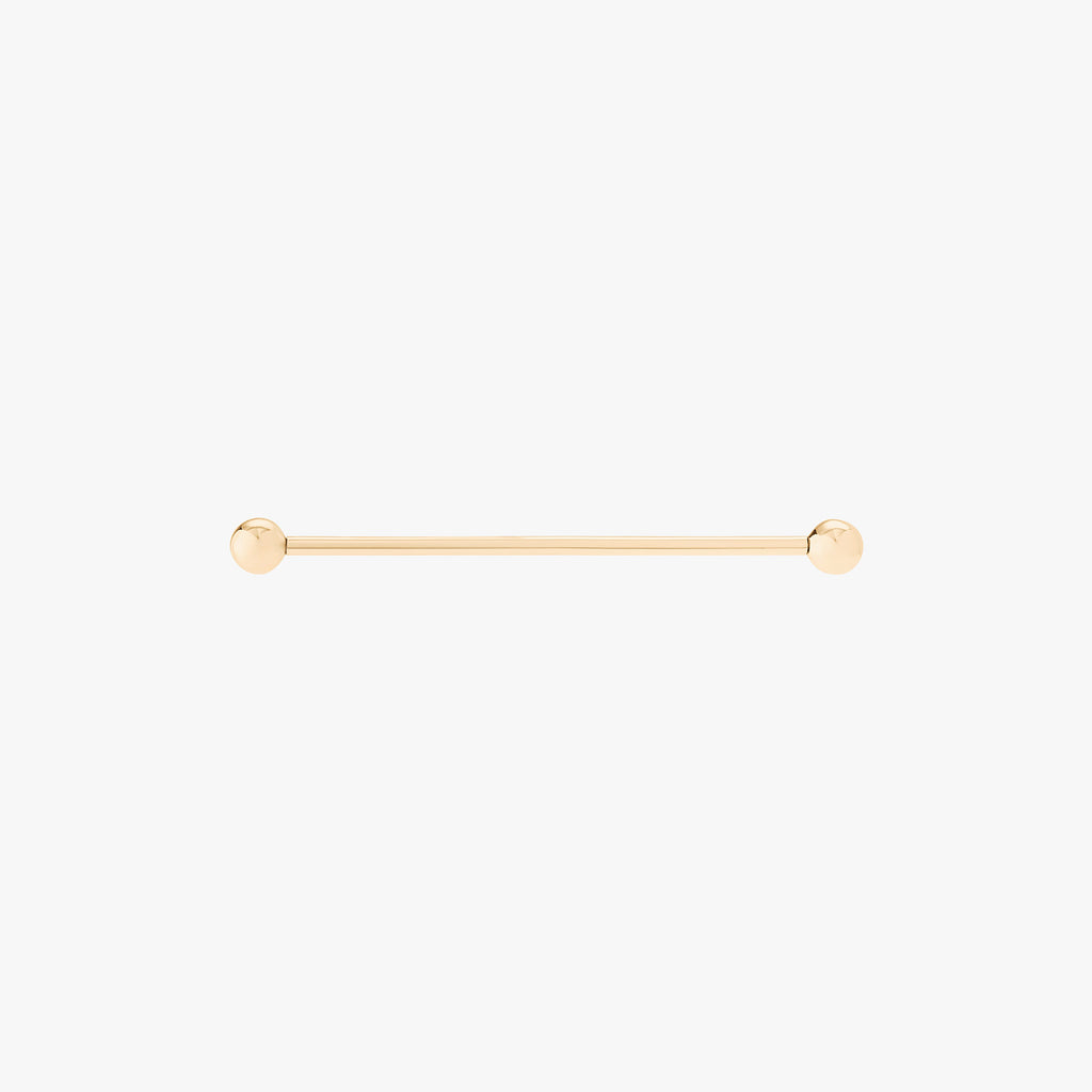 14K Industrial Bar 38mm