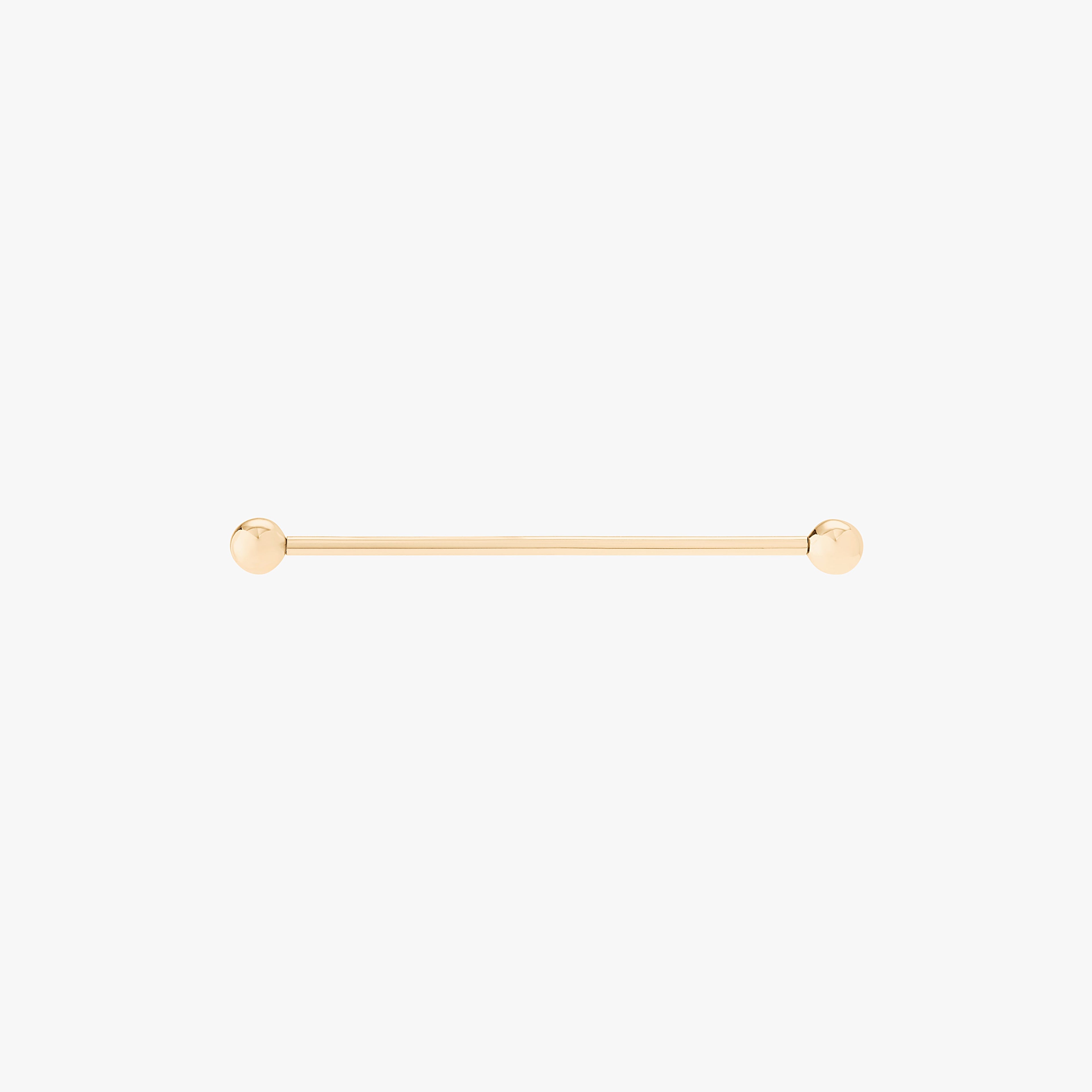 14K Industrial Bar 38mm