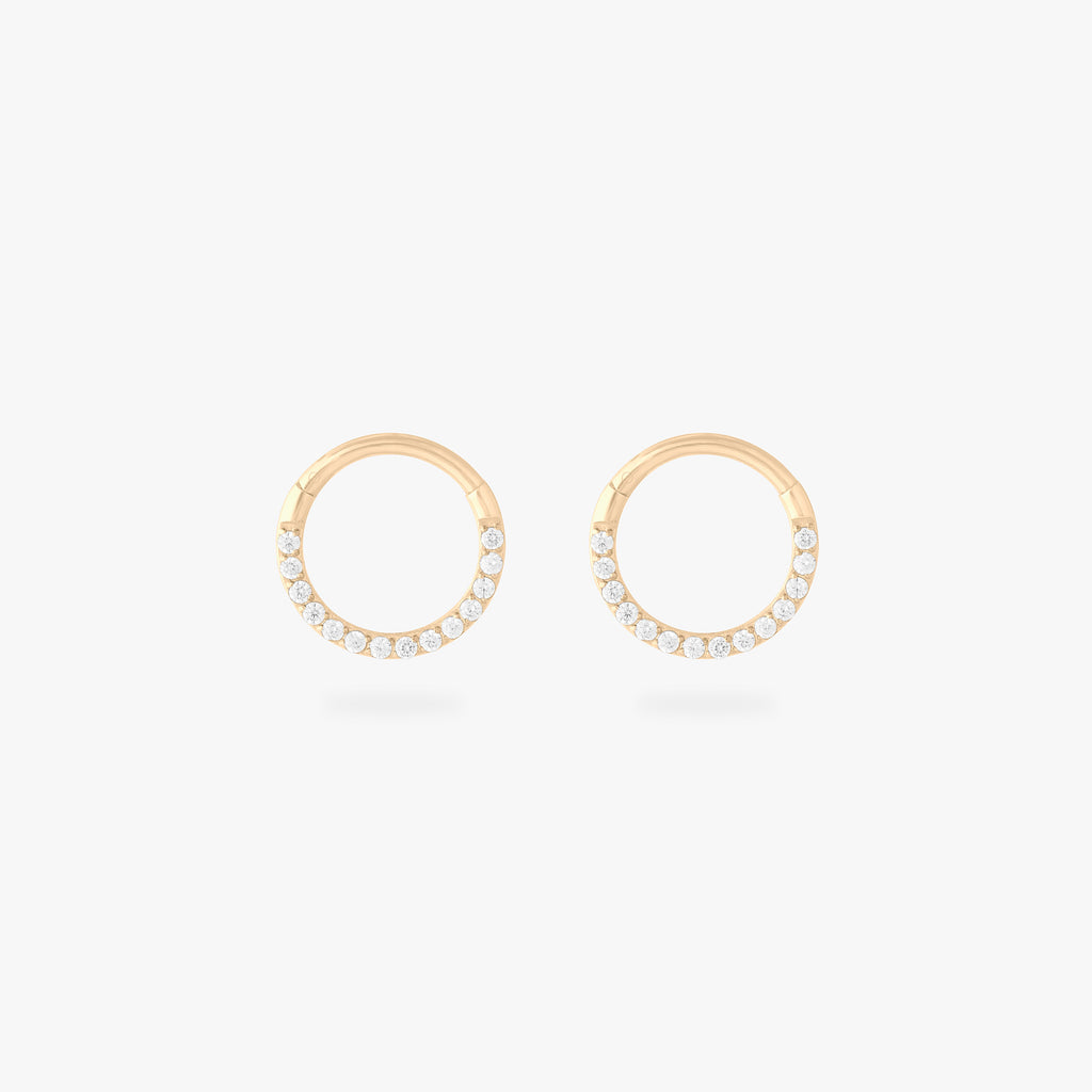 8mm Front Set Pave Clicker