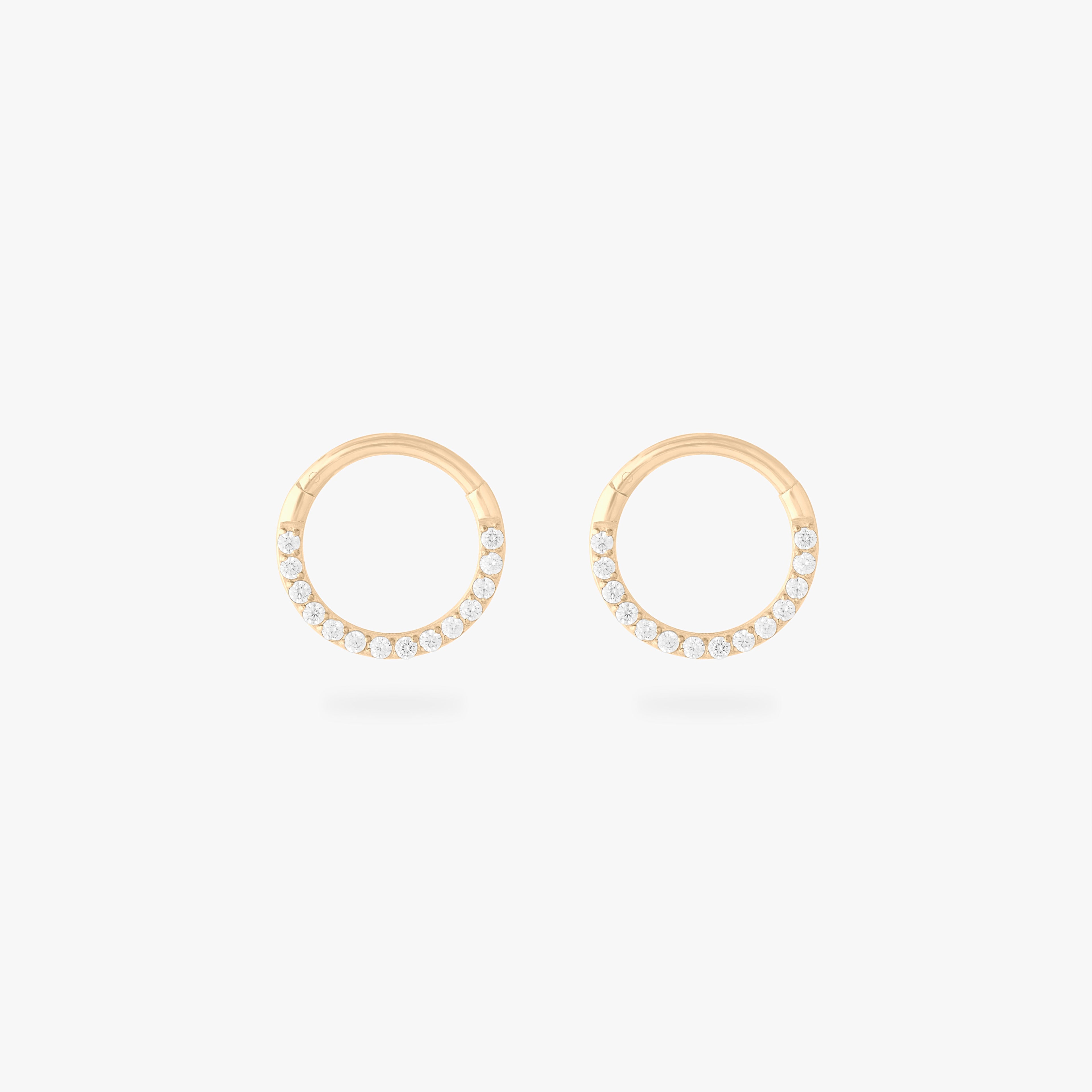 8mm Front Set Pave Clicker