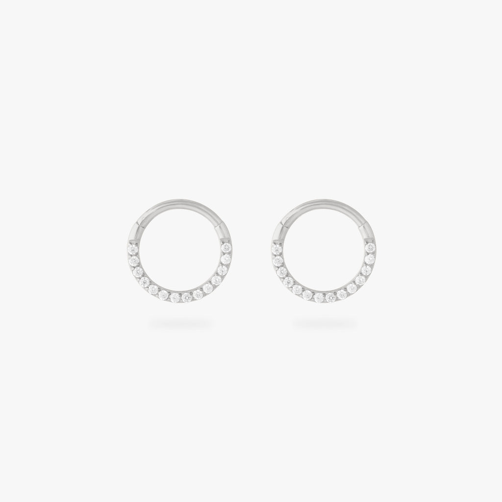 8mm Front Set Pave Clicker