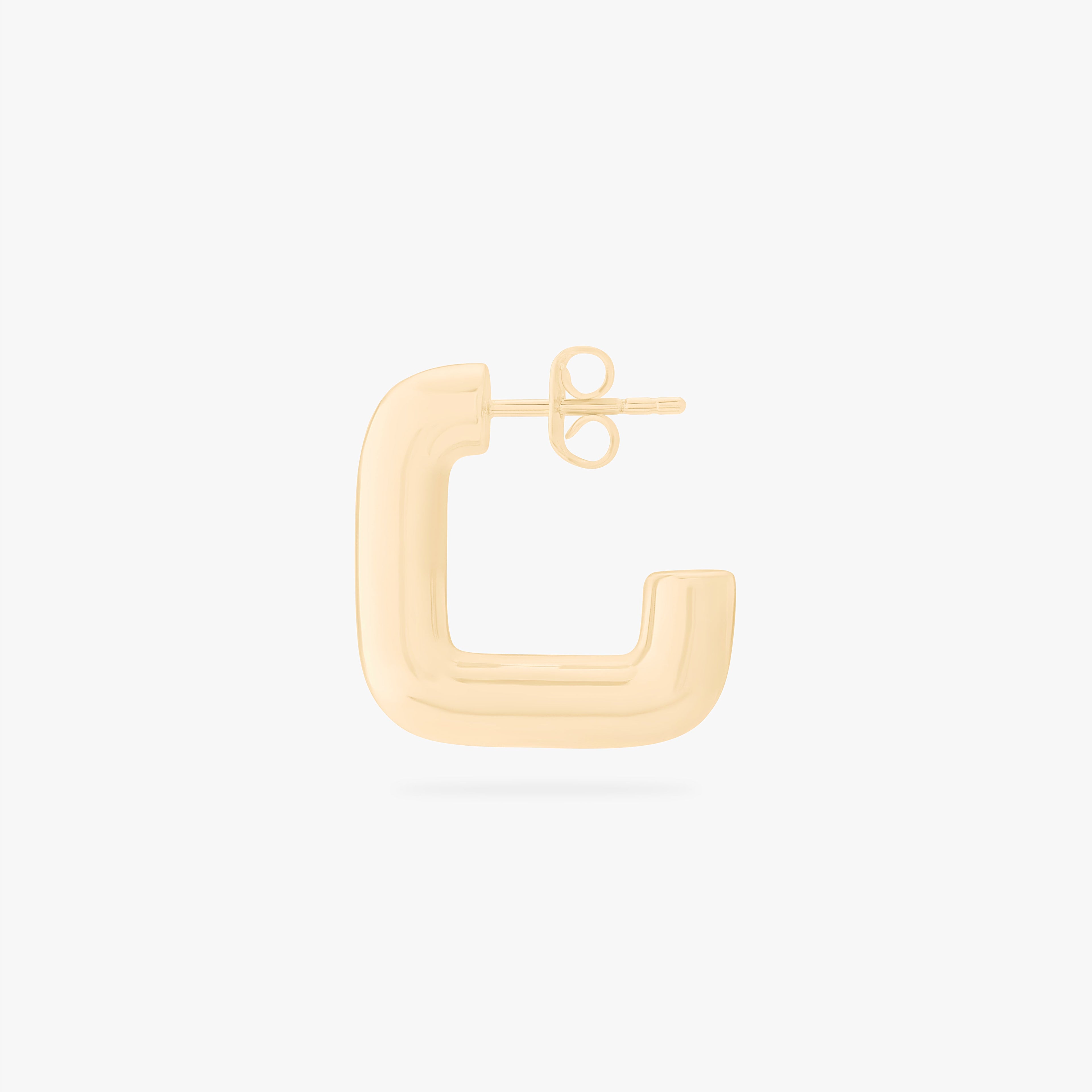 Chunky Square Hoop
